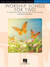 Worship Songs for Two piano sheet music cover